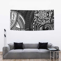 Polynesian Turtle Tribal Tattoo Tapestry Black Style LT9 - Polynesian Pride