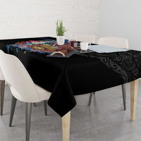 Personalized Japanese Koi Fish Ramen Tablecloth Aloha Shark Kakau Pattern LT9 - Polynesian Pride