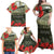 ANZAC Day We Remember Family Matching Off Shoulder Maxi Dress and Hawaiian Shirt Maori Silver Fern Camouflage Motif