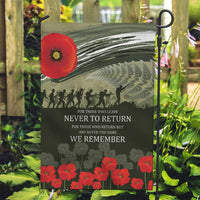 ANZAC Day We Remember Garden Flag Maori Silver Fern Camouflage Motif LT9 Garden Flag Green - Polynesian Pride