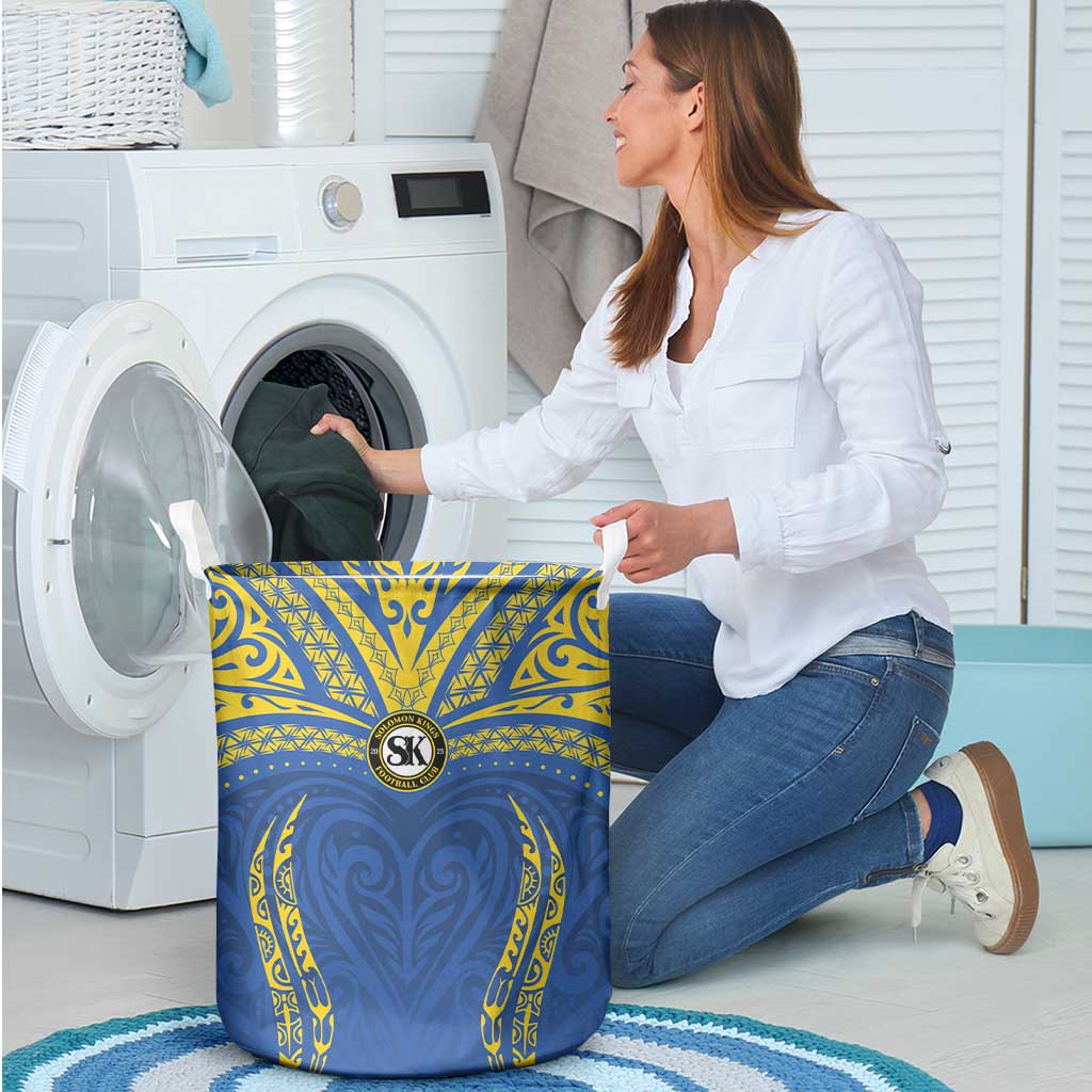 Oceania Football Solomon Kings Laundry Basket Polynesian Tribal Pattern LT9 - Polynesian Pride