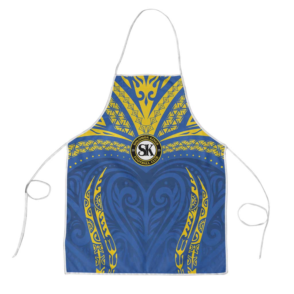 Oceania Football Solomon Kings Apron Polynesian Tribal Pattern LT9 Blue - Polynesian Pride