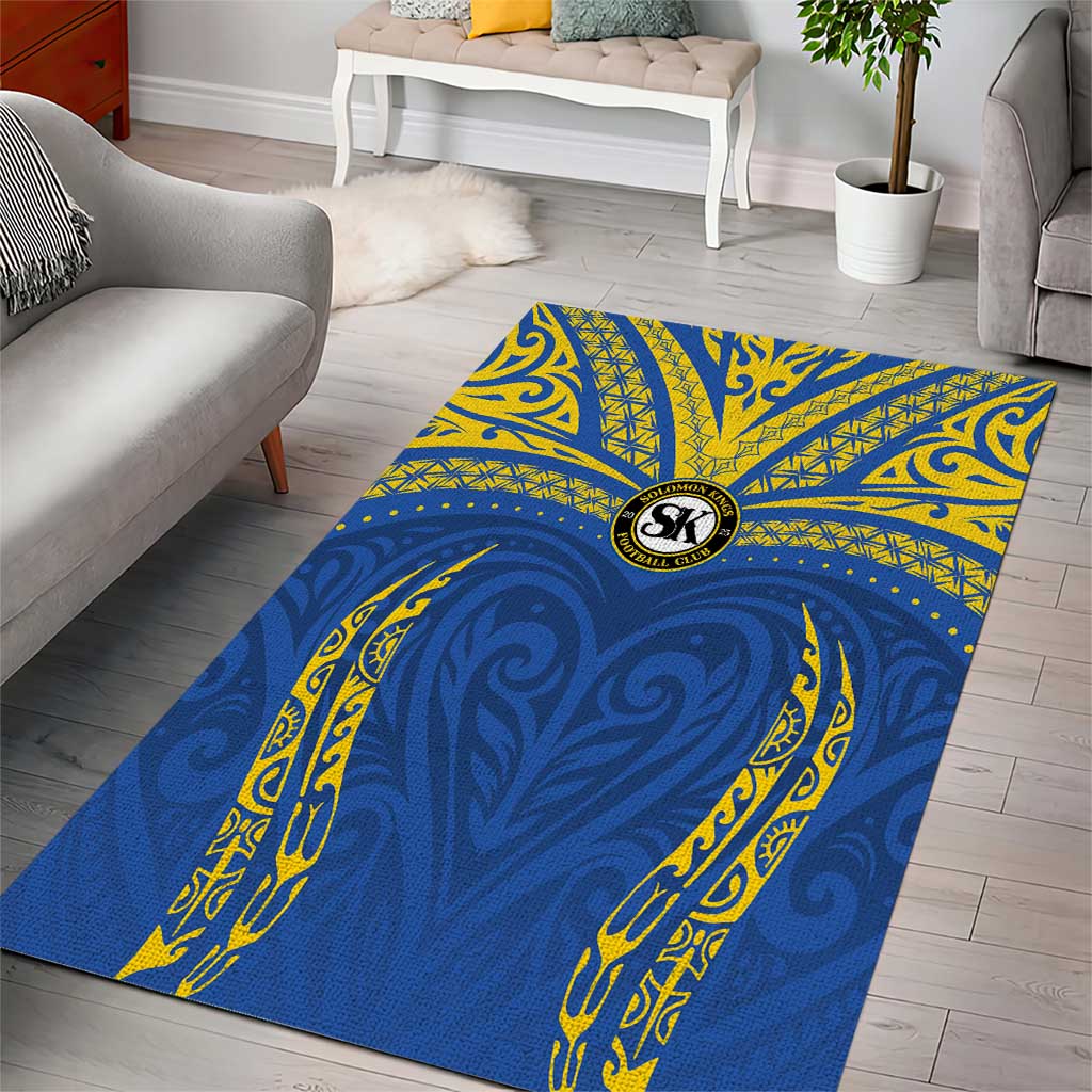 Oceania Football Solomon Kings Area Rug Polynesian Tribal Pattern LT9 - Polynesian Pride
