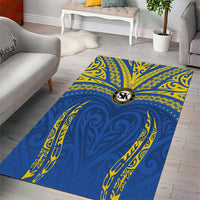 Oceania Football Solomon Kings Area Rug Polynesian Tribal Pattern LT9 - Polynesian Pride