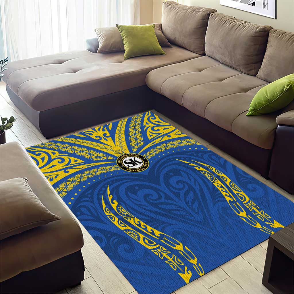 Oceania Football Solomon Kings Area Rug Polynesian Tribal Pattern LT9 - Polynesian Pride