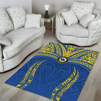 Oceania Football Solomon Kings Area Rug Polynesian Tribal Pattern LT9 - Polynesian Pride