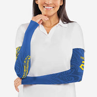 Custom Oceania Football Solomon Kings Arm Sleeves Polynesian Tribal Pattern LT9 - Polynesian Pride