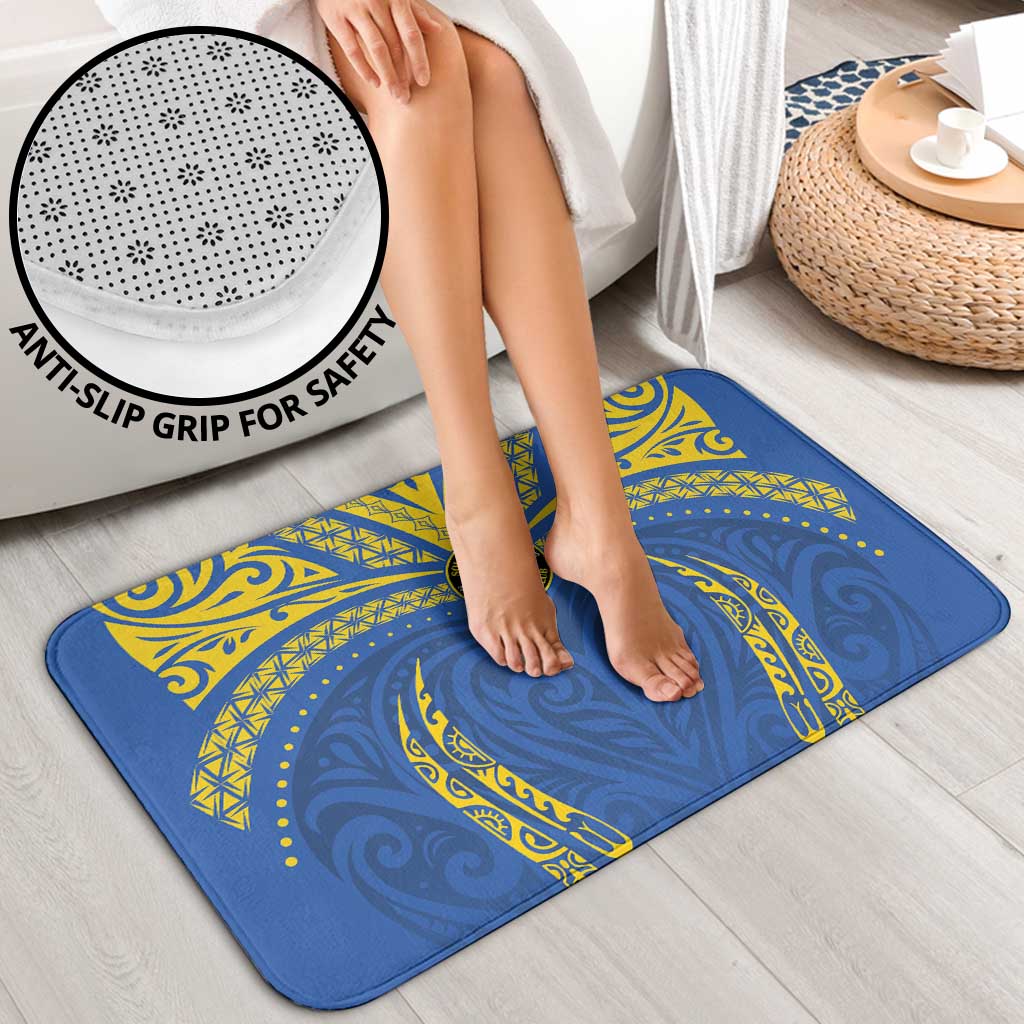 Oceania Football Solomon Kings Bathroom Set Polynesian Tribal Pattern LT9 - Polynesian Pride