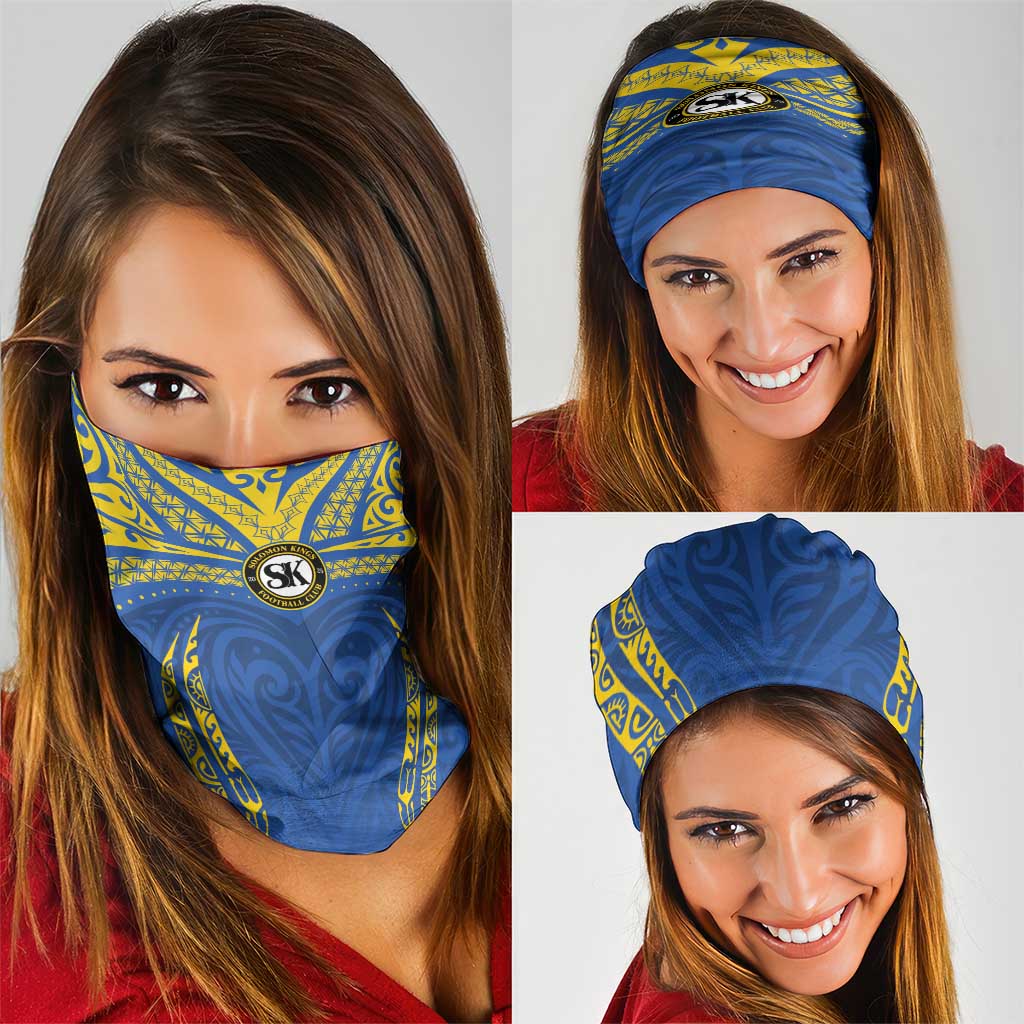 Oceania Football Solomon Kings Neck Gaiter Polynesian Tribal Pattern LT9 - Polynesian Pride