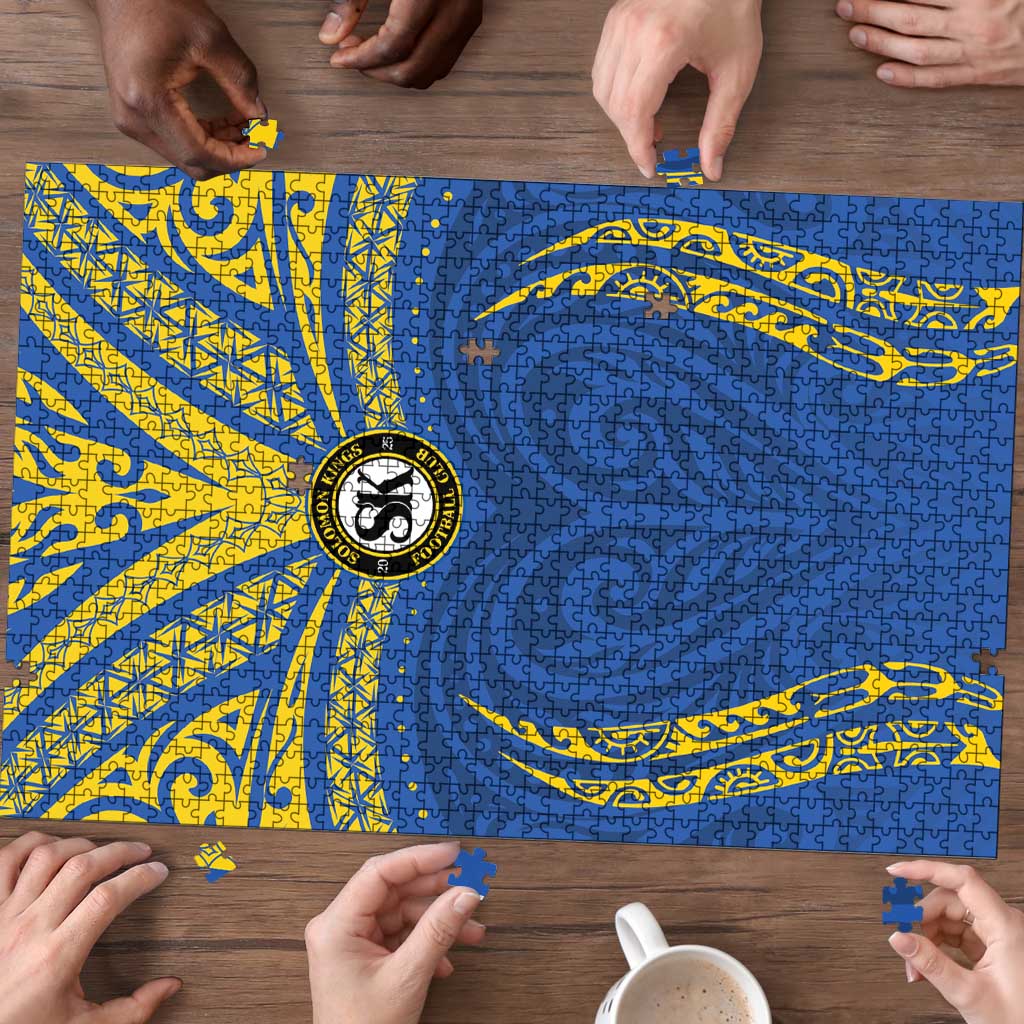 Oceania Football Solomon Kings Puzzle Polynesian Tribal Pattern LT9 - Polynesian Pride