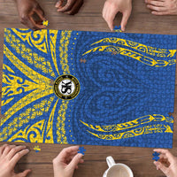 Oceania Football Solomon Kings Puzzle Polynesian Tribal Pattern LT9 - Polynesian Pride
