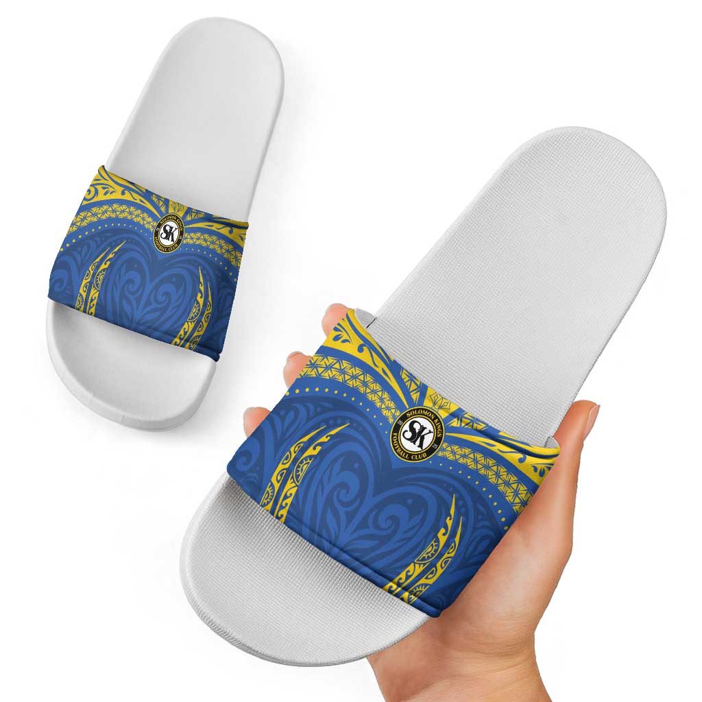 Oceania Football Solomon Kings Slide Sandals Polynesian Tribal Pattern LT9 - Polynesian Pride