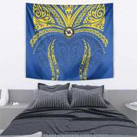 Oceania Football Solomon Kings Tapestry Polynesian Tribal Pattern LT9 - Polynesian Pride