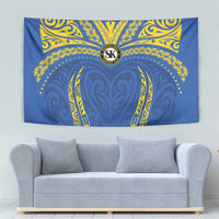 Oceania Football Solomon Kings Tapestry Polynesian Tribal Pattern LT9 - Polynesian Pride