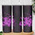 Purple Hawaiian Hibiscus Shaka Sign Skinny Tumbler