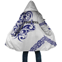 All White Maori Tribal Tattoo Personalised Cloak Dark Blue Polynesian Style LT9 Unisex Blue - Polynesian Pride