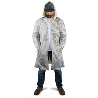 All White Maori Tribal Tattoo Personalised Cloak Stone Gray Polynesian Style LT9 - Polynesian Pride