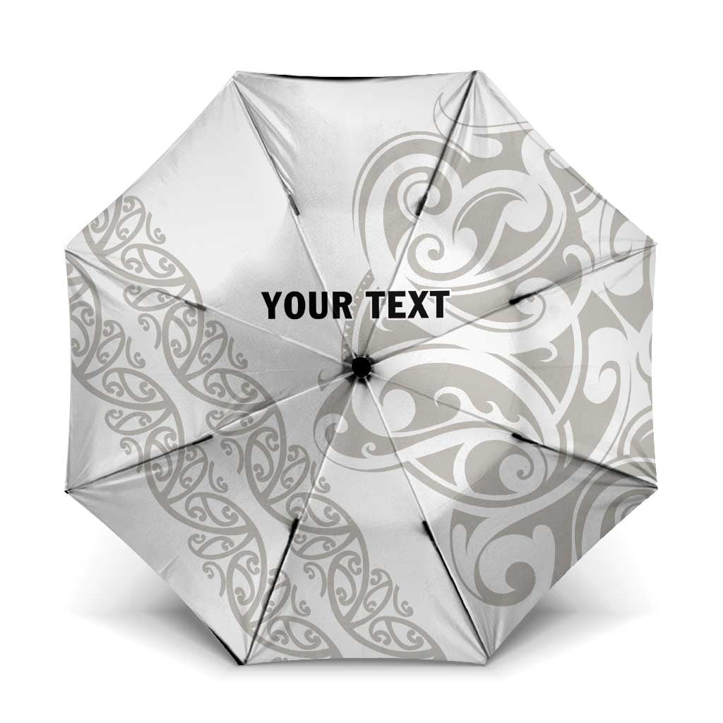 All White Maori Tribal Tattoo Personalised Umbrella Stone Gray Polynesian Style LT9 One Size Folded 11.42 inch Opened Diameter 37.4 inch Gray - Polynesian Pride