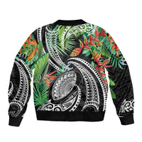 Polynesian Pacific Rugby Tribal Bomber Jacket Tropical Vibe LT9 - Polynesian Pride
