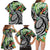 Polynesian Pacific Rugby Tribal Family Matching Long Sleeve Bodycon Dress and Hawaiian Shirt Tropical Vibe