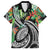 Polynesian Pacific Rugby Tribal Family Matching Long Sleeve Bodycon Dress and Hawaiian Shirt Tropical Vibe