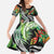 Polynesian Pacific Rugby Tribal Family Matching Mermaid Dress and Hawaiian Shirt Tropical Vibe