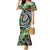 Polynesian Pacific Rugby Tribal Family Matching Mermaid Dress and Hawaiian Shirt Tropical Vibe