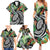 Polynesian Pacific Rugby Tribal Family Matching Summer Maxi Dress and Hawaiian Shirt Tropical Vibe