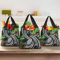 Polynesian Pacific Rugby Tribal Grocery Bag Tropical Vibe LT9 3-pack One Size Black - Polynesian Pride