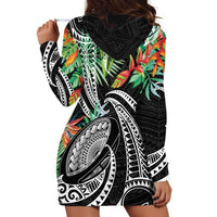 Polynesian Pacific Rugby Tribal Hoodie Dress Tropical Vibe LT9 - Polynesian Pride