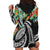 Polynesian Pacific Rugby Tribal Hoodie Dress Tropical Vibe