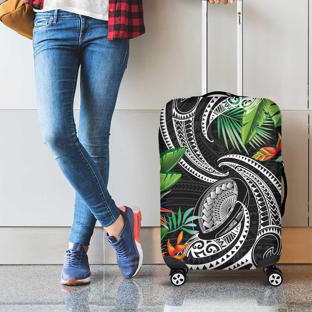 Polynesian Pacific Rugby Tribal Luggage Cover Tropical Vibe LT9 - Polynesian Pride