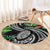 Polynesian Pacific Rugby Tribal Round Carpet Tropical Vibe