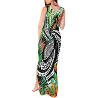 Polynesian Pacific Rugby Tribal Tank Maxi Dress Tropical Vibe LT9 - Polynesian Pride