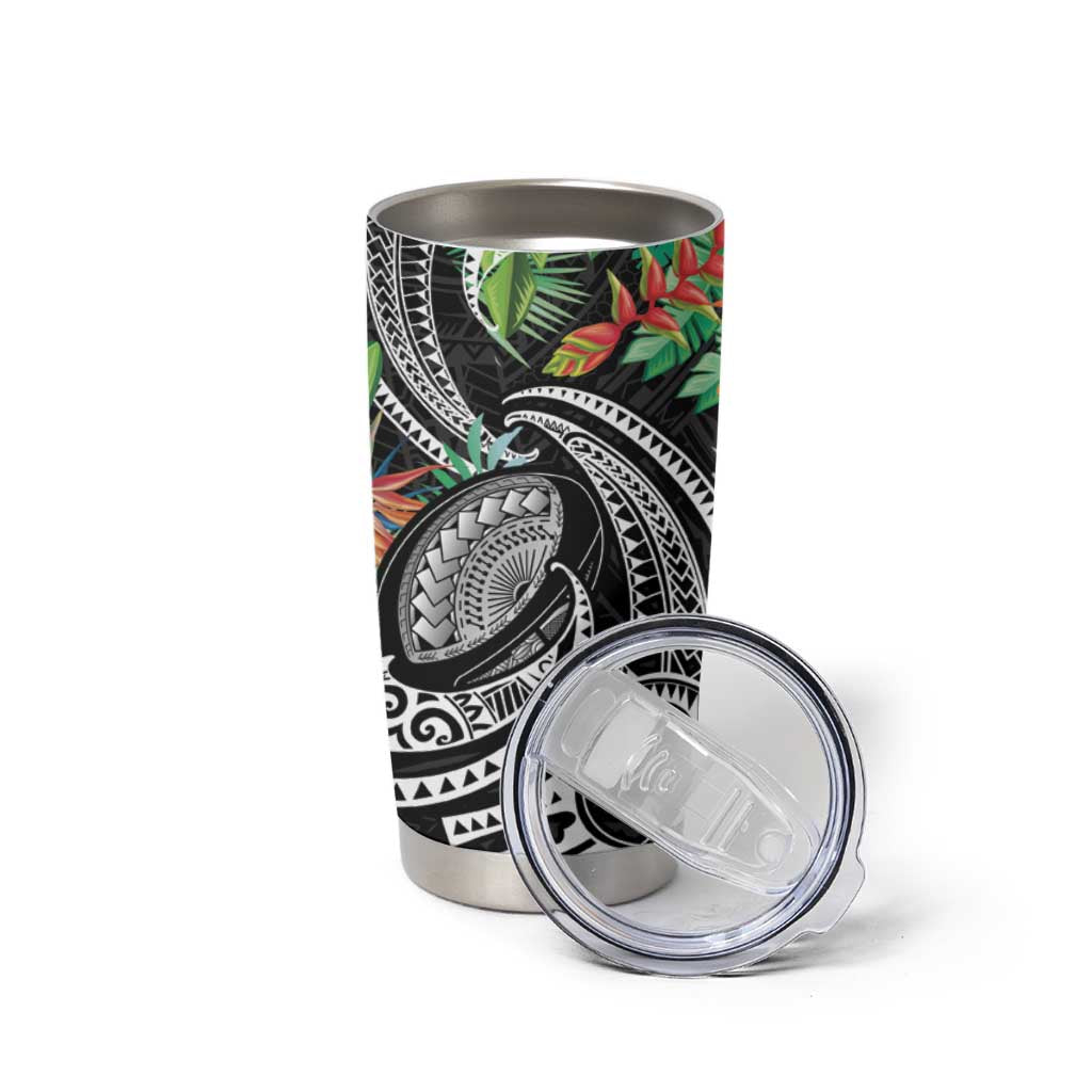 Polynesian Pacific Rugby Tribal Tumbler Cup Tropical Vibe LT9 - Polynesian Pride