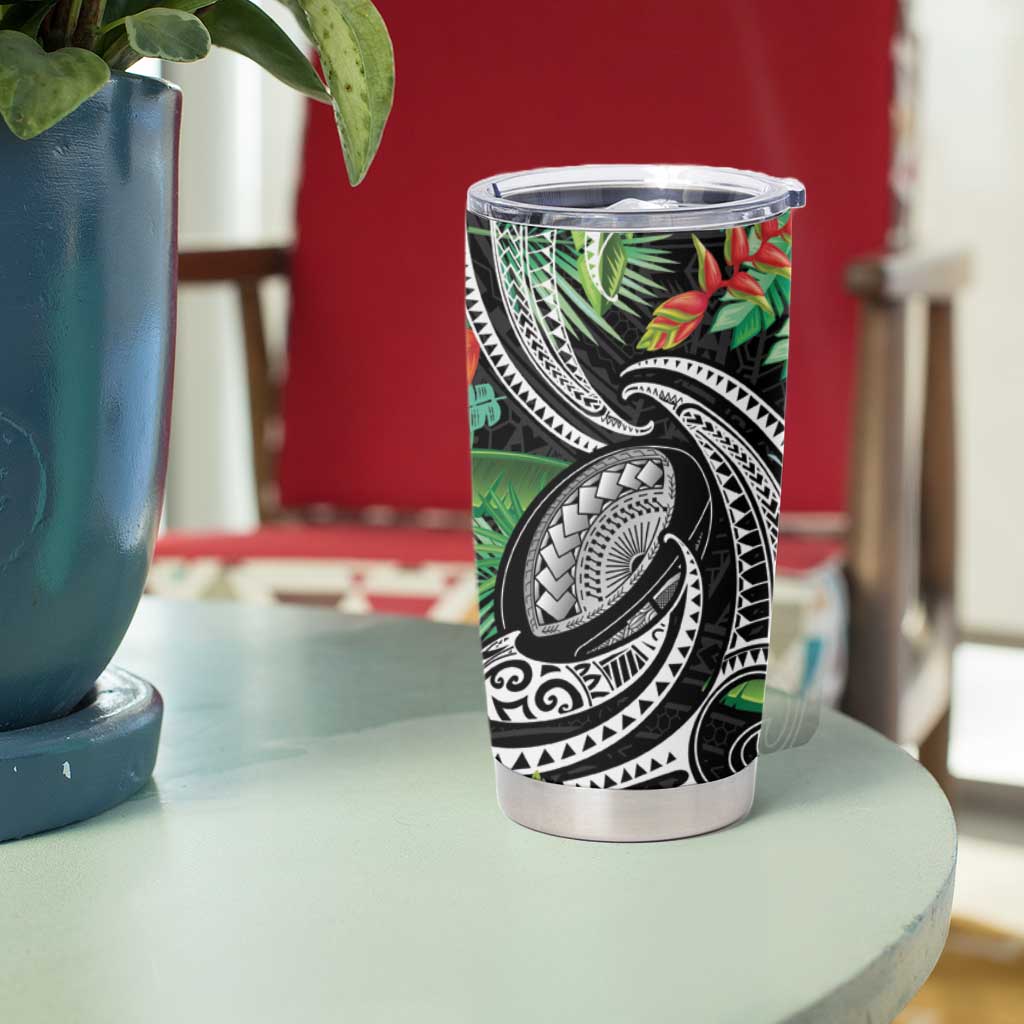 Polynesian Pacific Rugby Tribal Tumbler Cup Tropical Vibe LT9 - Polynesian Pride