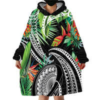 Polynesian Pacific Rugby Tribal Wearable Blanket Hoodie Tropical Vibe LT9 - Polynesian Pride