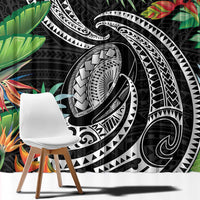 Polynesian Pacific Rugby Tribal Window Curtain Tropical Vibe LT9 - Polynesian Pride