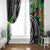 Polynesian Pacific Rugby Tribal Window Curtain Tropical Vibe