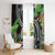 Polynesian Pacific Rugby Tribal Window Curtain Tropical Vibe