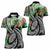 Polynesian Pacific Rugby Tribal Women Polo Shirt Tropical Vibe