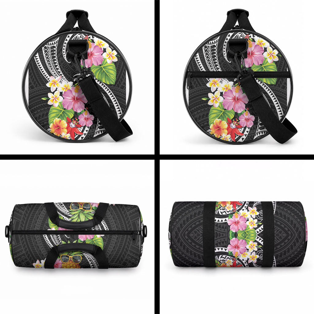 Hau'oli Makahiki Hou Duffle Bag Aloha Pineapple Tropical Vibe LT9 - Polynesian Pride