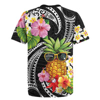 Hau'oli Makahiki Hou Rugby Jersey Aloha Pineapple Tropical Vibe LT9 - Polynesian Pride