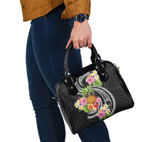 Hau'oli Makahiki Hou Shoulder Handbag Aloha Pineapple Tropical Vibe LT9 - Polynesian Pride