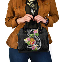 Hau'oli Makahiki Hou Shoulder Handbag Aloha Pineapple Tropical Vibe LT9 - Polynesian Pride