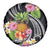 Hau'oli Makahiki Hou Spare Tire Cover Aloha Pineapple Tropical Vibe