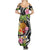 Hau'oli Makahiki Hou Summer Maxi Dress Aloha Pineapple Tropical Vibe