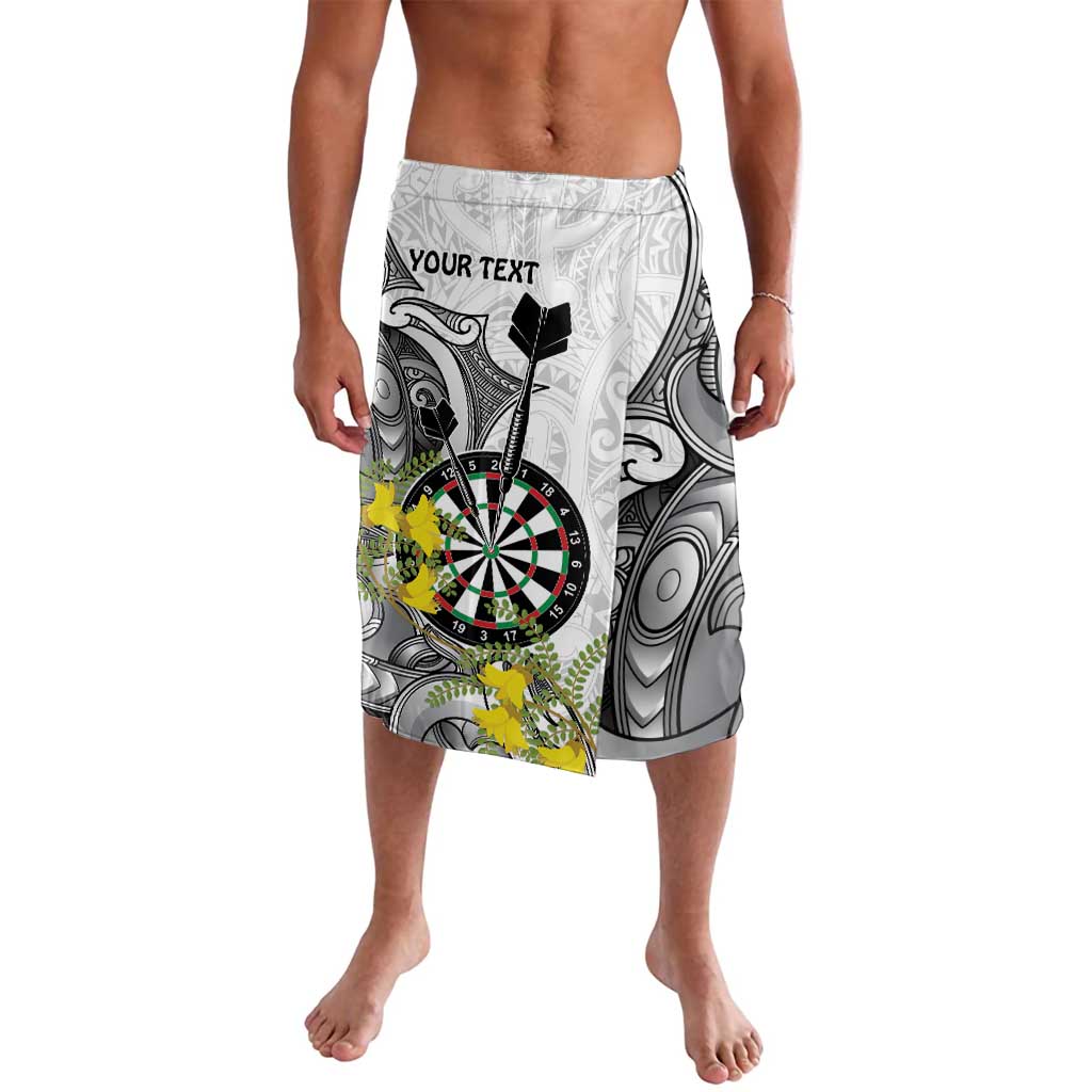 Personalised New Zealand Darts Lavalava Kowhai Floral with Maori Tattoo