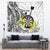 Personalised New Zealand Darts Tapestry Kowhai Floral with Maori Tattoo