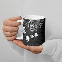 New Zealand vs South Africa Ceramic Mug Rugby Rivalry Two Nations One Battle LT9 - Polynesian Pride